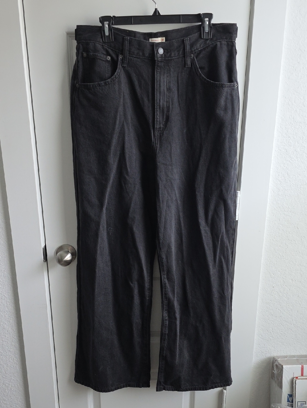 Levis Cinch Baggy Washed Black Size 32 G099 - Picture 2 of 10